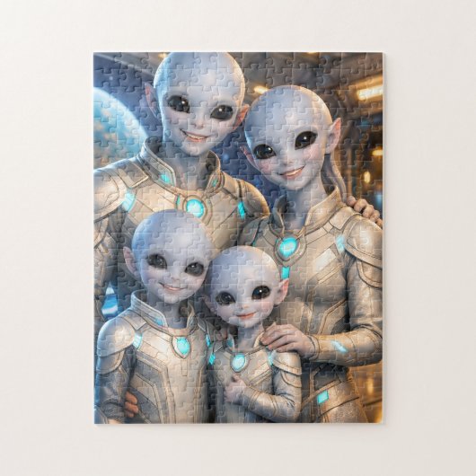 UFO Familie Legpuzzel