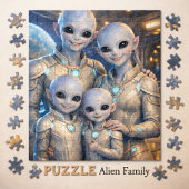 UFO Familie Legpuzzel