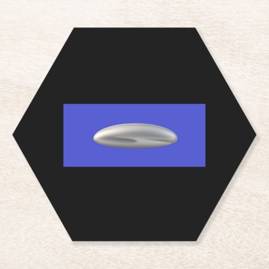 UFO-feestartikelen Kartonnen Onderzetters (Voorkant)