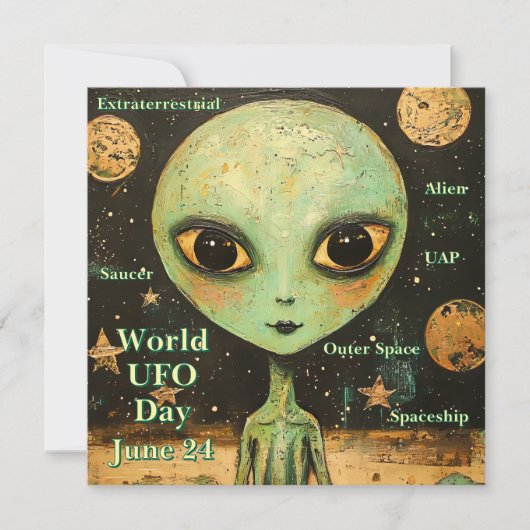 UFO FEESTDAGENKAART (Voorkant)