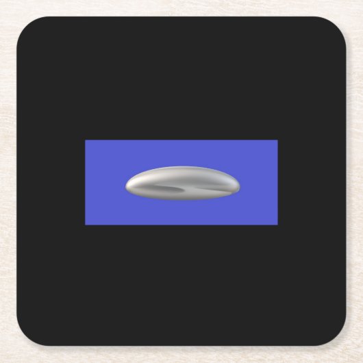 UFO Feestviering Party Kartonnen Onderzetters (Voorkant)