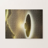 UFO Floating Jigzaag Puzzle Legpuzzel (Horizontaal)