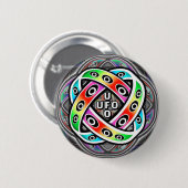 UFO - Fool The Eye Ronde Button 5,7 Cm (Voorkant /achterkant)