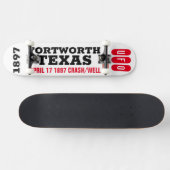 UFO Fort Worth Texas Crash Skateboard (Horizontaal)