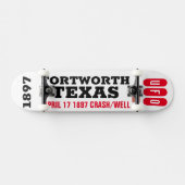 UFO Fort Worth Texas Crash Skateboard (Horizontaal)