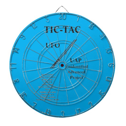 UFO FOTO DARTBOARD DARTBORD (Voorkant)