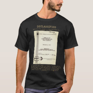 UFO - Gedecalassificeerd NASA-UAP-D005, Apollo17 C T-shirt