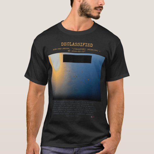 UFO - Gedeclassificeerd DOW-UAP-PR094, "[ROEPNAAM] T-shirt (Voorkant)