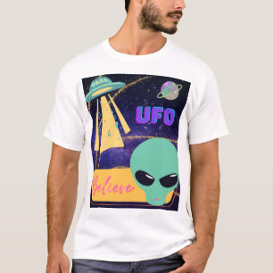 ufo geloofde t-shirt