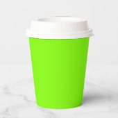 UFO Groen Papieren Bekers (Achterkant)