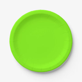 UFO Groen Papieren Bordje