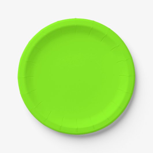 UFO Groen Papieren Bordje (Voorkant)