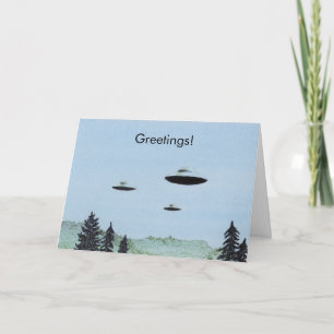 UFO-groeten Kaart