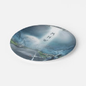 UFO Hitchhiker aangepast monogram bord (Gekanteld)