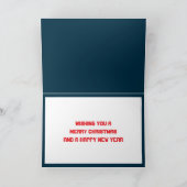 UFO Ho Father Kerstmis Buitenaards gebruik Kaart (Binnen)