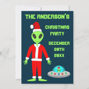 UFO Ho Father Kerstmis Buitenaards gebruik Kaart