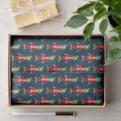 UFO Ho Father Kerstmis Buitenaards Patroon Tissuepapier (Geschenk)