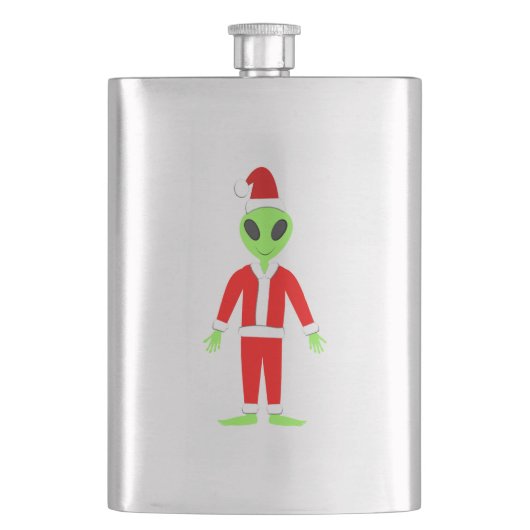 UFO Ho Vader Kerst Buitenaards Flacon (Voorkant)