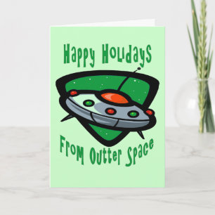 UFO HOLIDAY FEESTDAGEN KAART