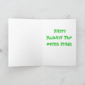 UFO HOLIDAY FEESTDAGEN KAART (Binnen)