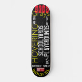 UFO HOVERING GRAYS Skateboard (Voorkant)