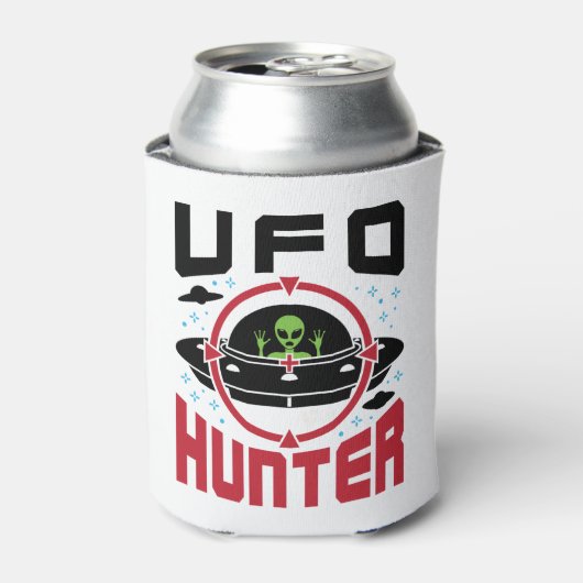 UFO Hunter Blikjeskoeler (Blikje Voorkant)