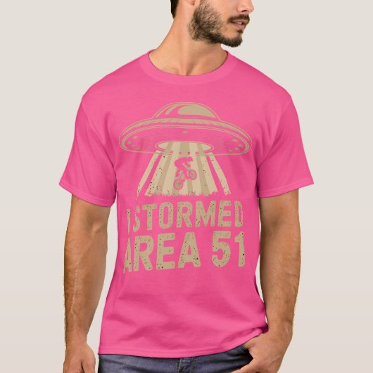 UFO - Ik bestormde Area 51 T-shirt (Voorkant)