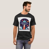 Ufo Illustratie T-shirt (Voorkant volledig)