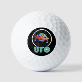 UFO in de ruimte Golfballen