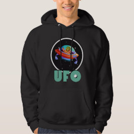UFO in de ruimte Hoodie