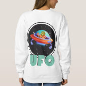 UFO in de ruimte Trui (Achterkant)