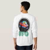 UFO in de ruimte Trui (Achterkant volledig)