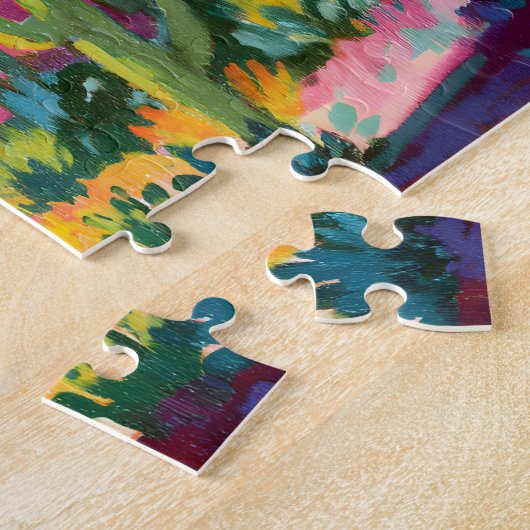 UFO in de woestijn Legpuzzel (Zijkant)