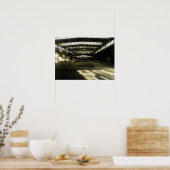 UFO in hanger in gebied 51 Poster (Keuken)