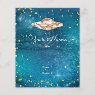 UFO in het kunstmelkwegstelsel Flyer