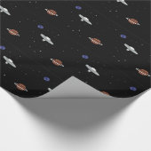 UFO in ruimtevoorbeeld Cadeaupapier (Hoek)