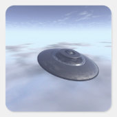 UFO in Sticker (Voorkant)