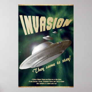 UFO-indringing - Poster film