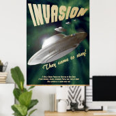UFO-indringing -  Poster film (Thuiskantoor)
