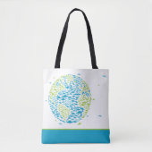 UFO-invasie in de wereld, buitenaardse wezens, rui Tote Bag (Voorkant)