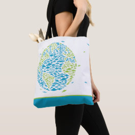 UFO-invasie in de wereld, buitenaardse wezens, rui Tote Bag