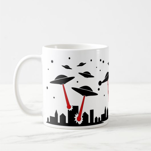 UFO-invasie Koffiemok (Links)