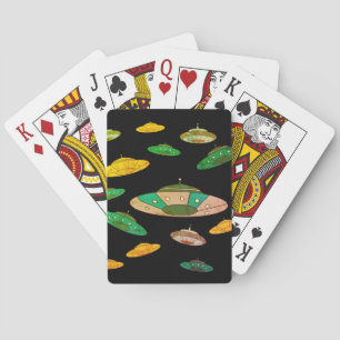 UFO-invasie Pokerkaarten