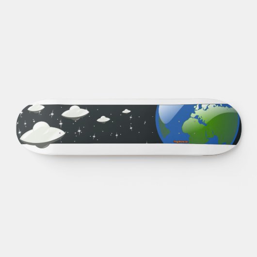 UFO-invasie Skateboard (Horizontaal)