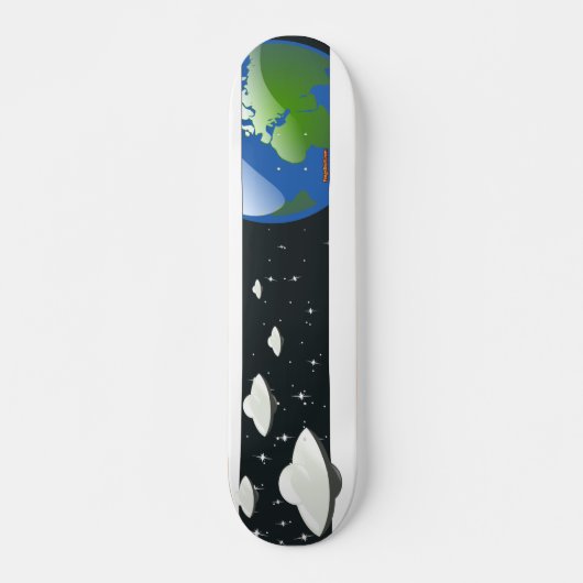 UFO-invasie Skateboard (Voorkant)