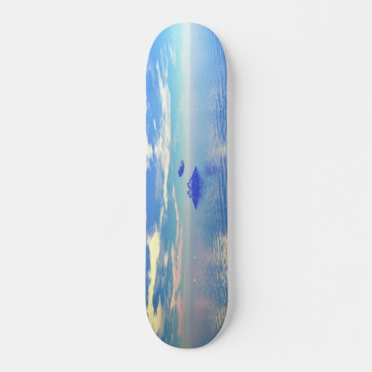 UFO Island - Retro Skateboard (Voorkant)