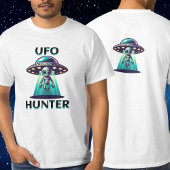 UFO Jager | Ai Kunst met UFO en Alien T-shirt