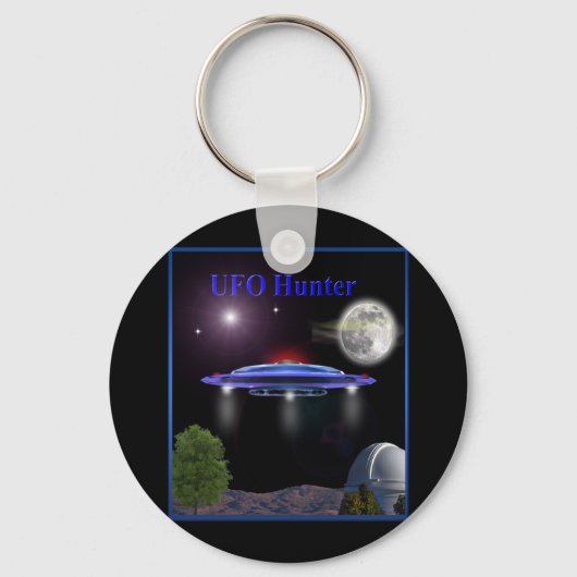 UFO-jagers Sleutelhanger (Voorkant)