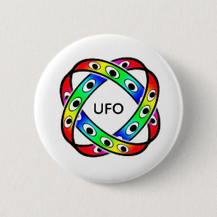 UFO (je mag de woorden veranderen) Ronde Button 5,7 Cm