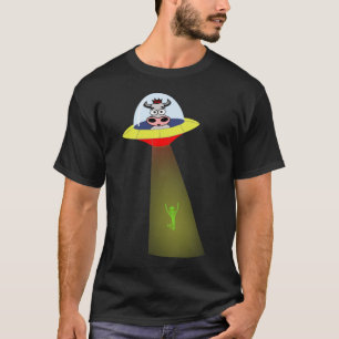 UFO-kabeljauw vs. Alien-Shirt T-shirt